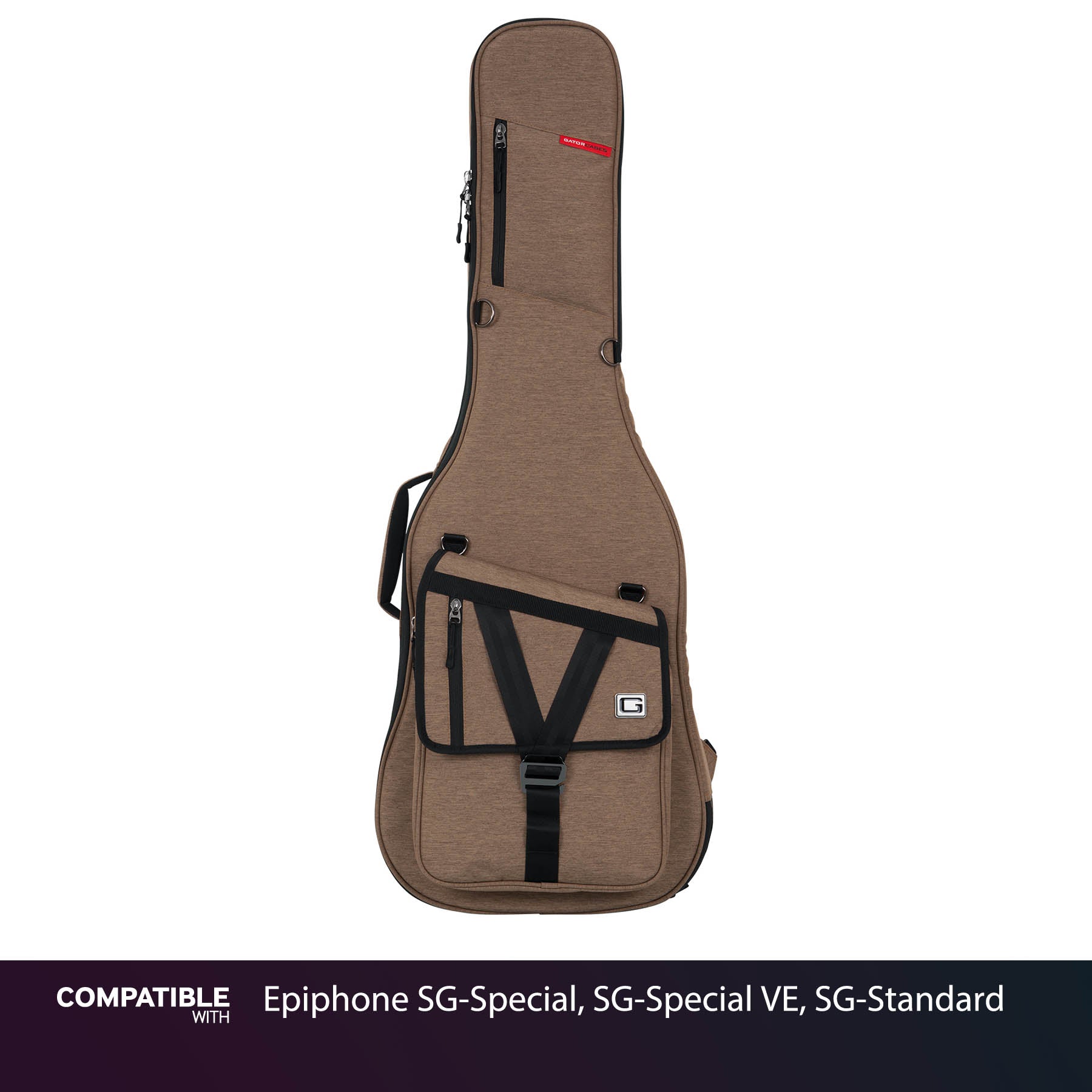 Gator Tan Transit Case for Epiphone SG-Special, SG-Special VE, SG-Standard