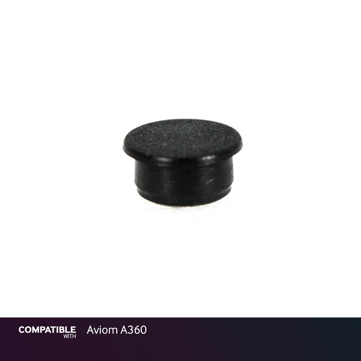 Black Knob Cap for Aviom A360