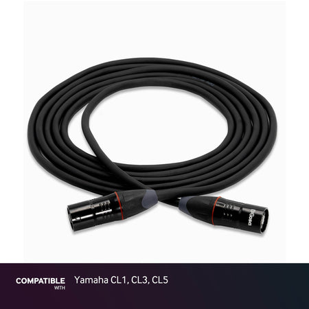 Hosa 15-foot EtherCON Cable for Yamaha CL1, CL3, CL5