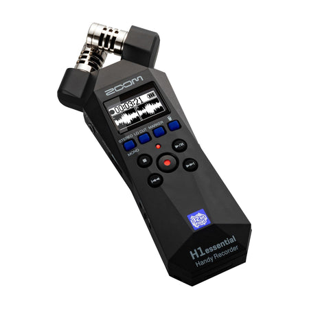 Zoom H1essential Digital Recorder Bundle with White Rode Lavalier GO Microphone