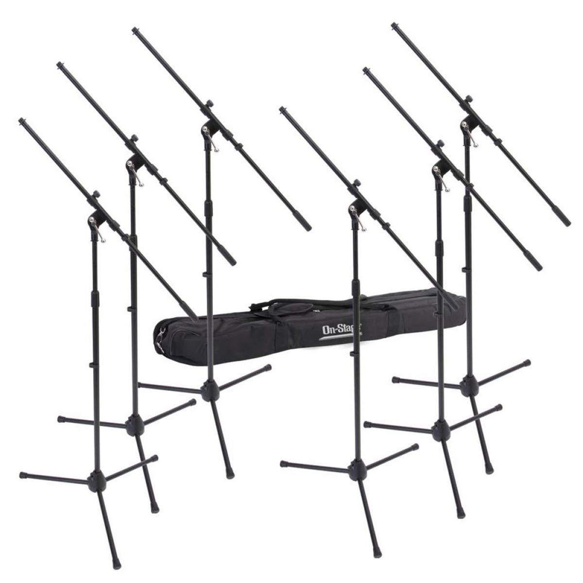 Shure SM58 6-Pack with Stands & XLR Cables