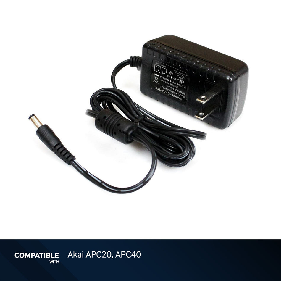 Akai Power Supply Adapter for APC20, APC40 USB Pad Controllers
