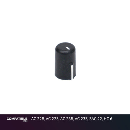 Rane Black Flexi-Fit Knob for AC 22B, AC 22S, AC 23B, AC 23S, SAC 22, HC 6