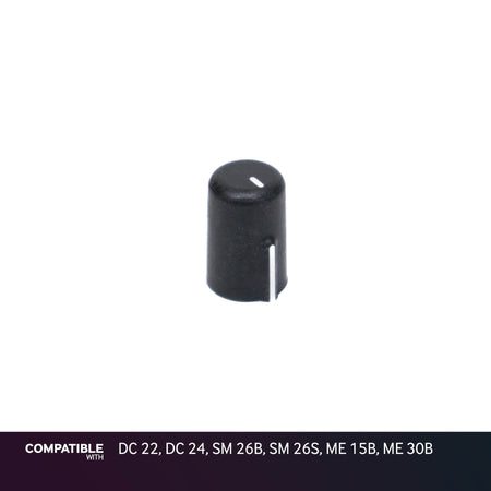 Rane Black Flexi-Fit Knob for DC 22, DC 24, SM 26B, SM 26S, ME 15B, ME 30B