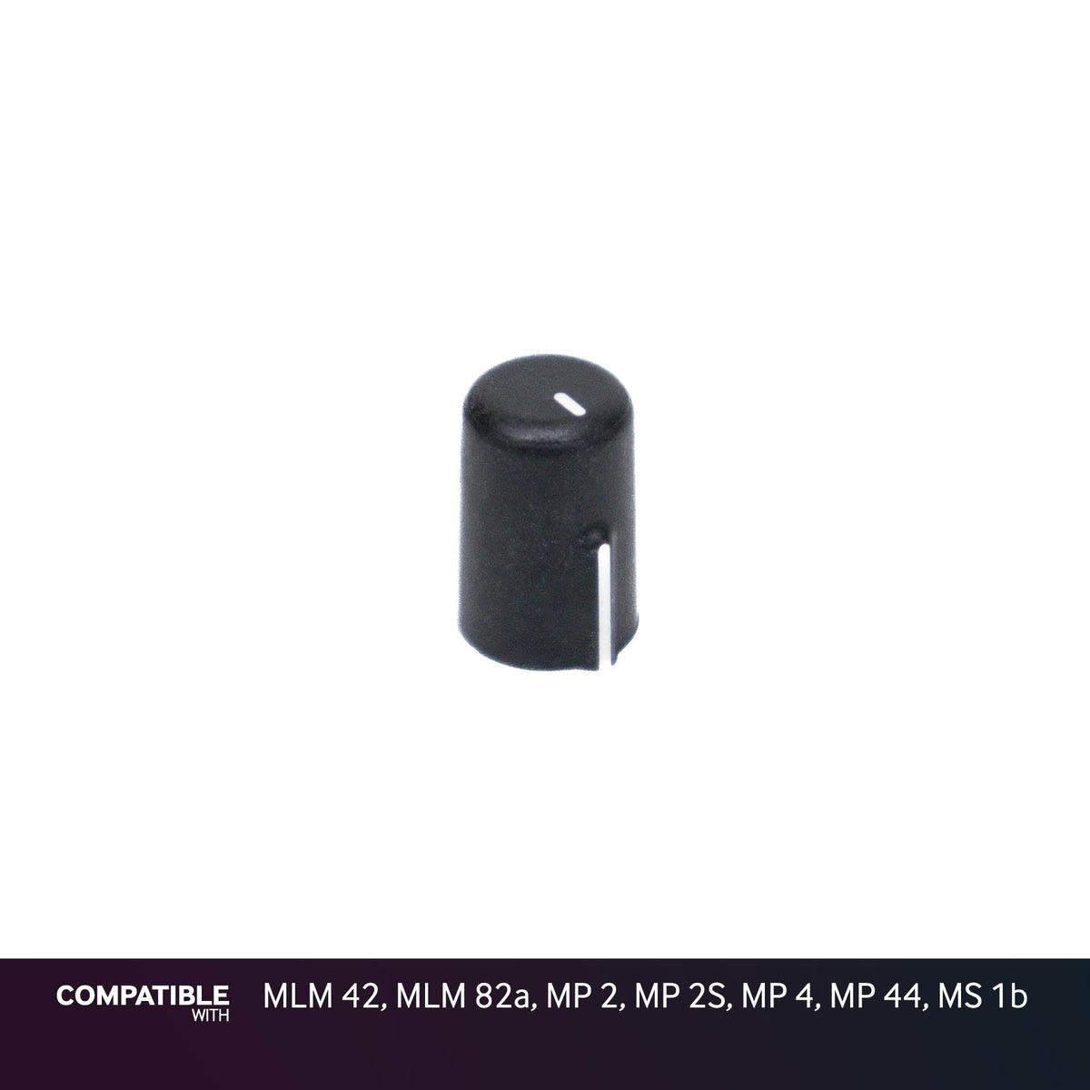 Rane Black Flexi-Fit Knob for MLM 42, MLM 82a, MP 2, MP 2S, MP 4, MP 44, MS 1b
