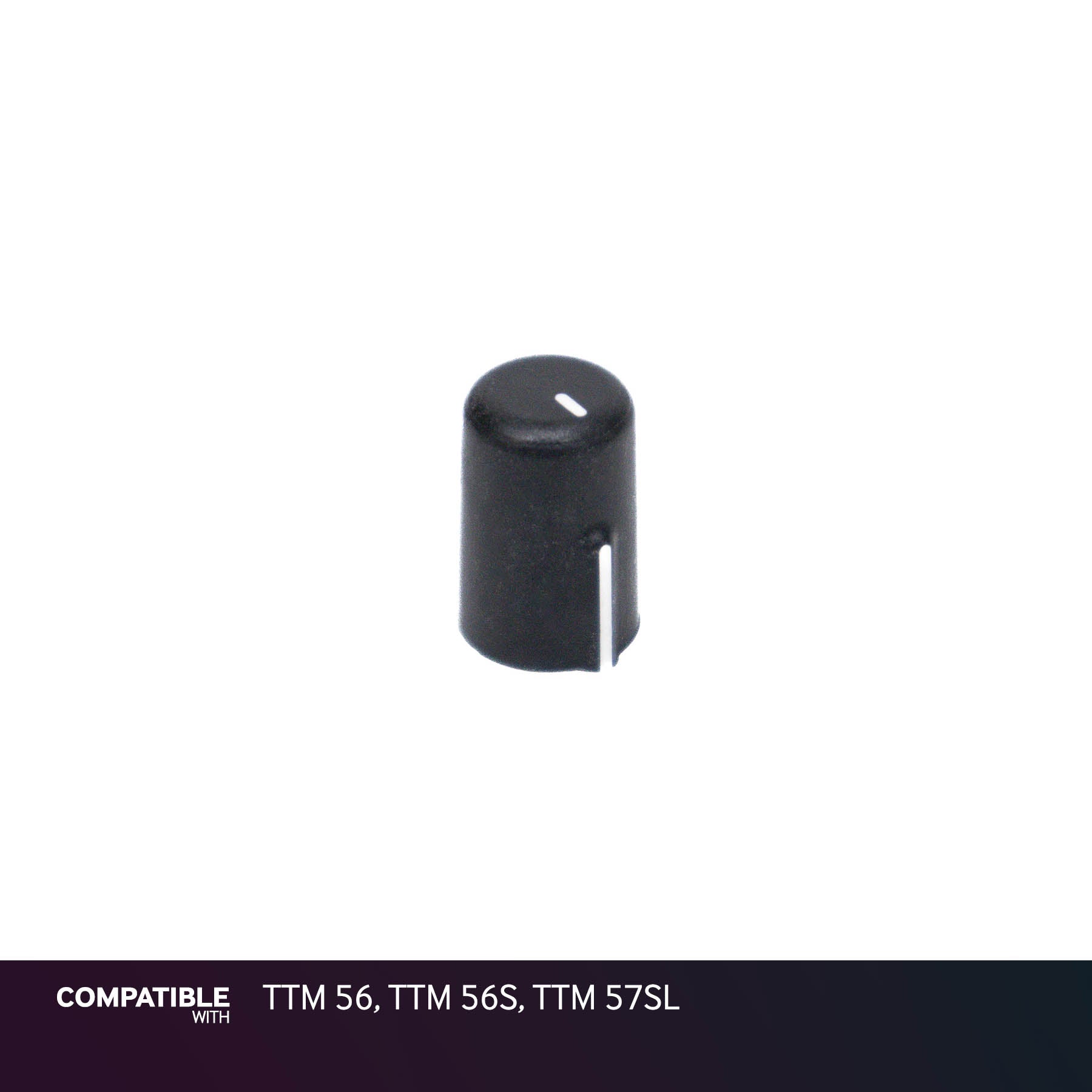 Rane Black Flexi-Fit Knob for TTM 56, TTM 56S, TTM 57SL