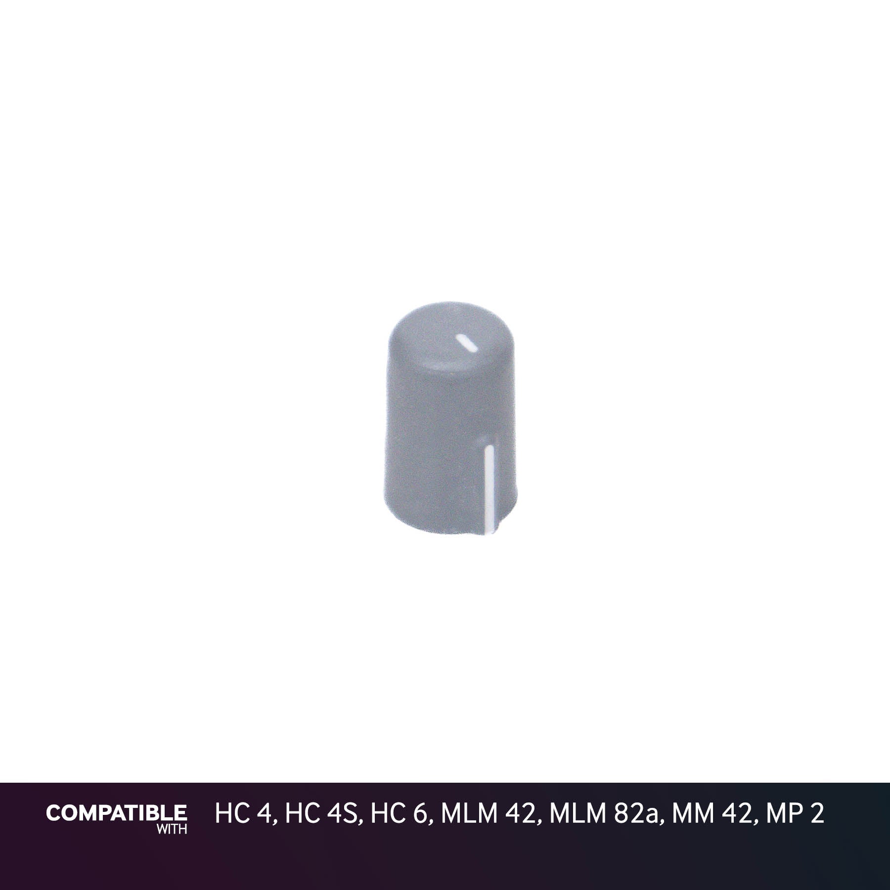 Rane Gray Flexi-Fit Knob for HC 4, HC 4S, HC 6, MLM 42, MLM 82a, MM 42, MP 2