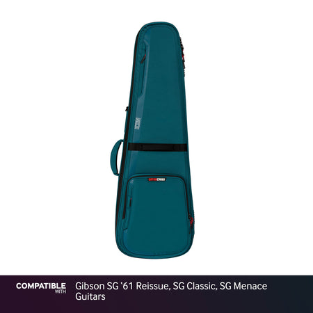 Gator Blue ICON Case for Gibson SG '61 Reissue, SG Classic, SG Menace Guitars