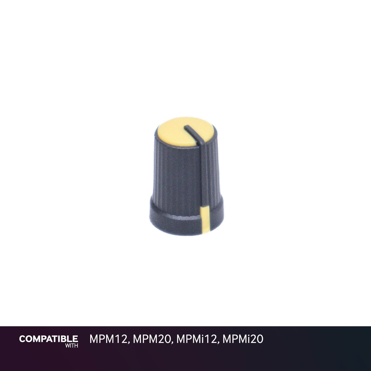 Soundcraft Yellow Pan Knob for MPM12, MPM20, MPMi12, MPMi20