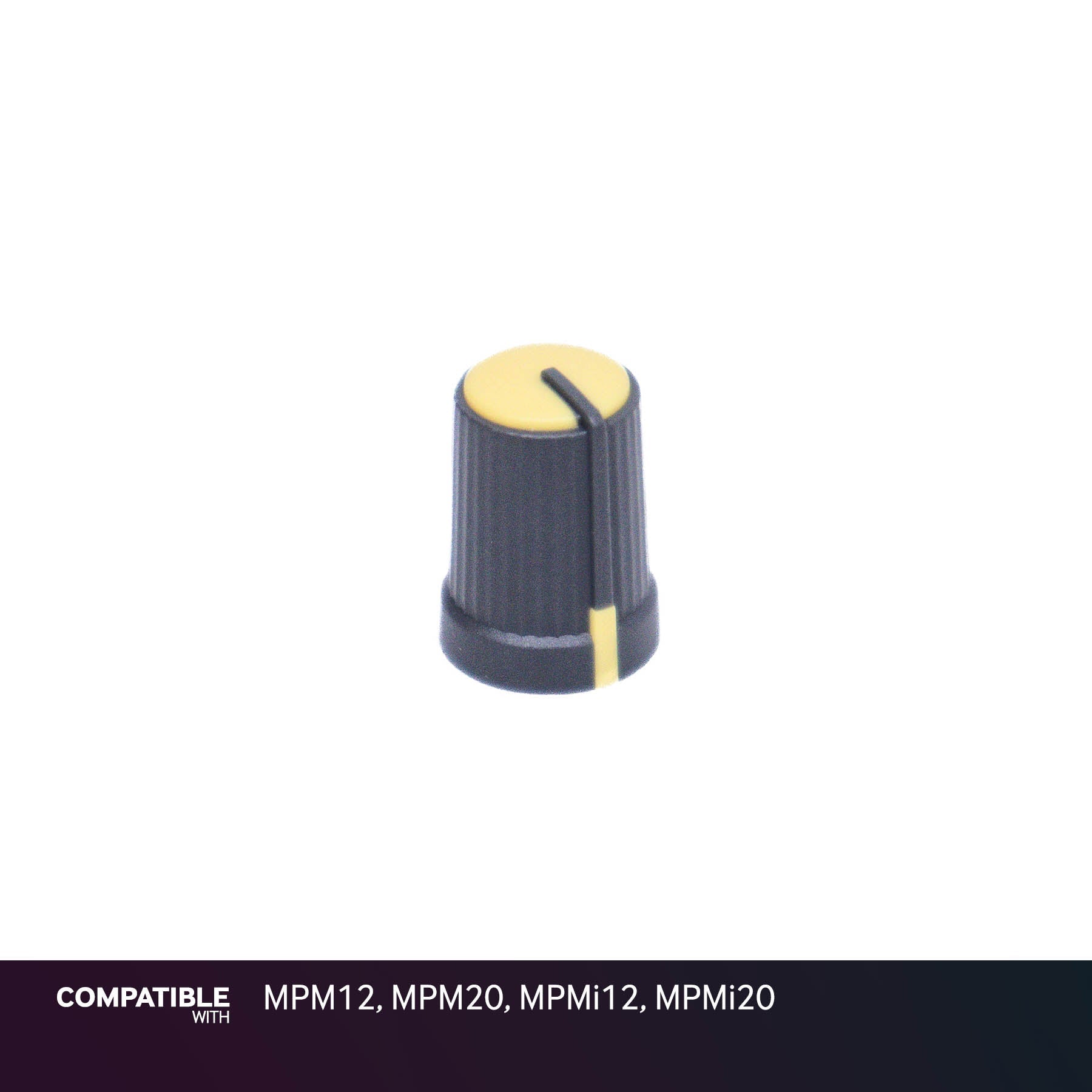 Soundcraft Yellow Pan Knob for MPM12, MPM20, MPMi12, MPMi20