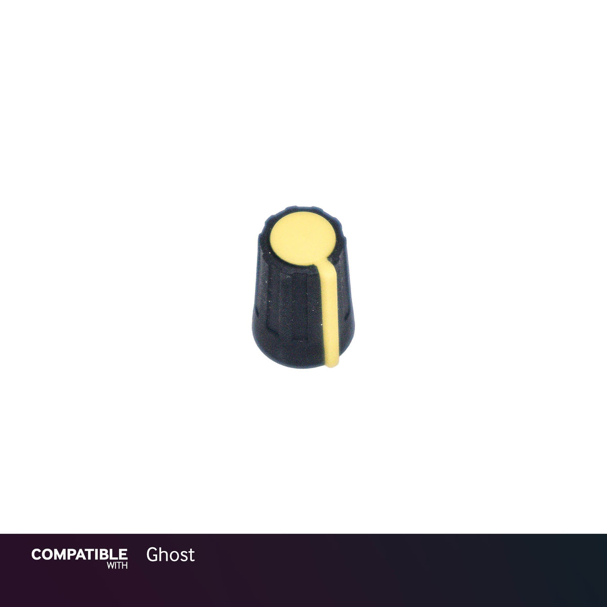 Soundcraft Yellow Fluted Knob for Ghost