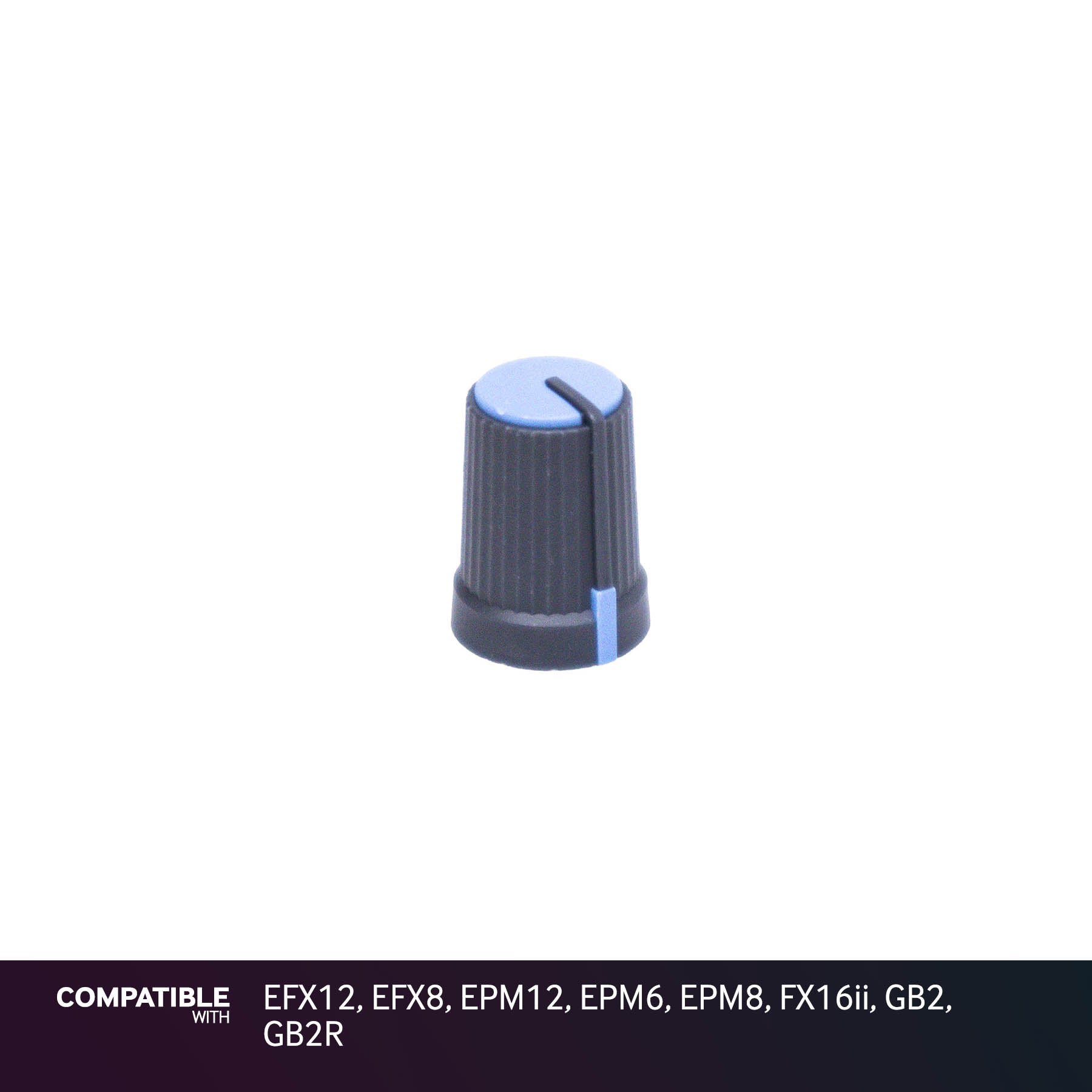 Soundcraft Blue Aux Knob for EFX12, EFX8, EPM12, EPM6, EPM8, FX16ii, GB2, GB2R