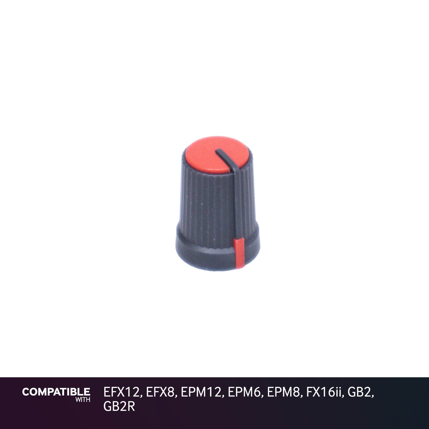 Soundcraft Red Gain Knob for EFX12, EFX8, EPM12, EPM6, EPM8, FX16ii, GB2, GB2R