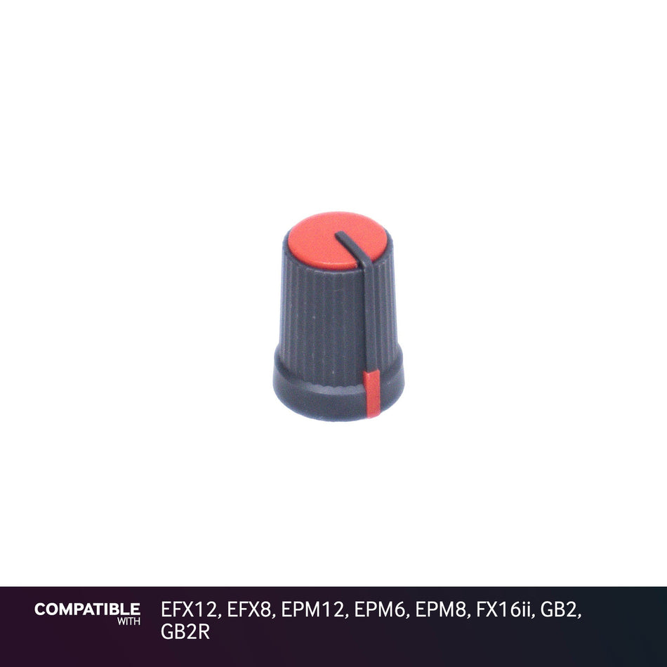 Soundcraft Red Gain Knob for EFX12, EFX8, EPM12, EPM6, EPM8, FX16ii, GB2, GB2R