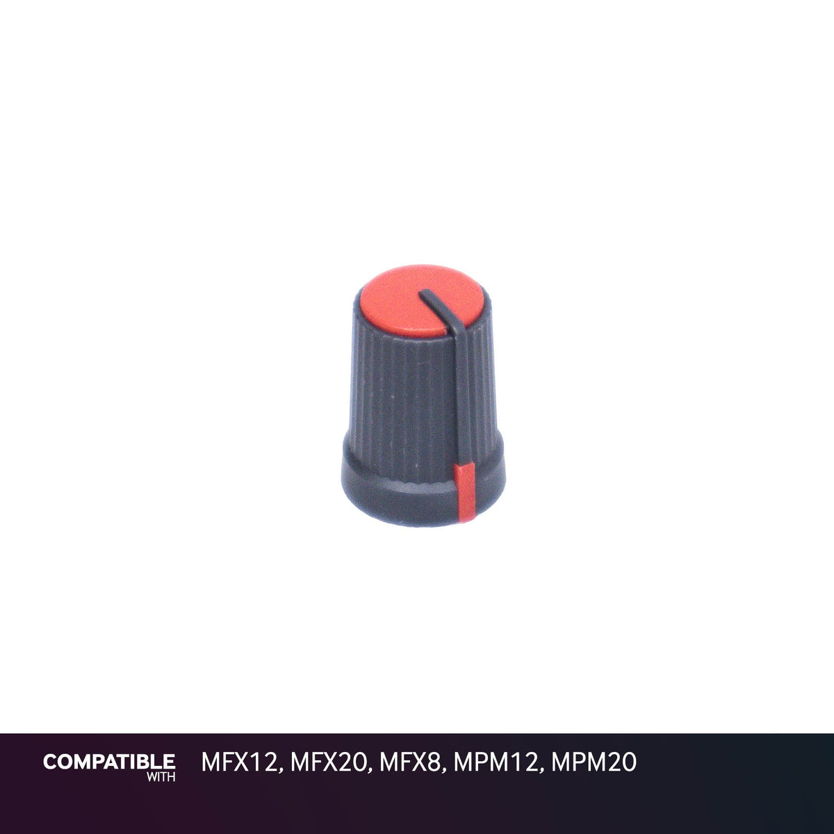 Soundcraft Red Gain Knob for MFX12, MFX20, MFX8, MPM12, MPM20