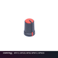 Soundcraft Red Gain Knob for MFX12, MFX20, MFX8, MPM12, MPM20