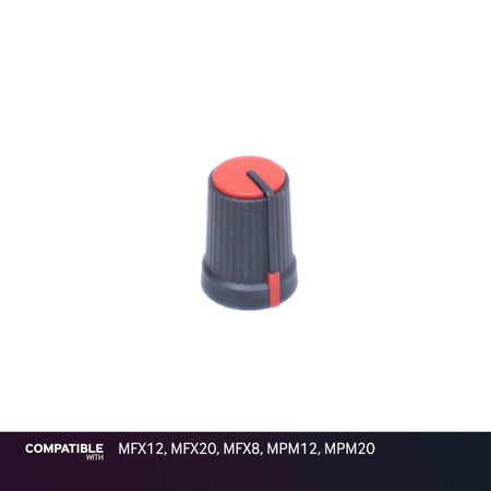 Soundcraft Red Gain Knob for MFX12, MFX20, MFX8, MPM12, MPM20