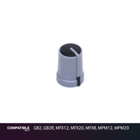 Soundcraft Black HF/MF/LF Knob for GB2, GB2R, MFX12, MFX20, MFX8, MPM12, MPM20