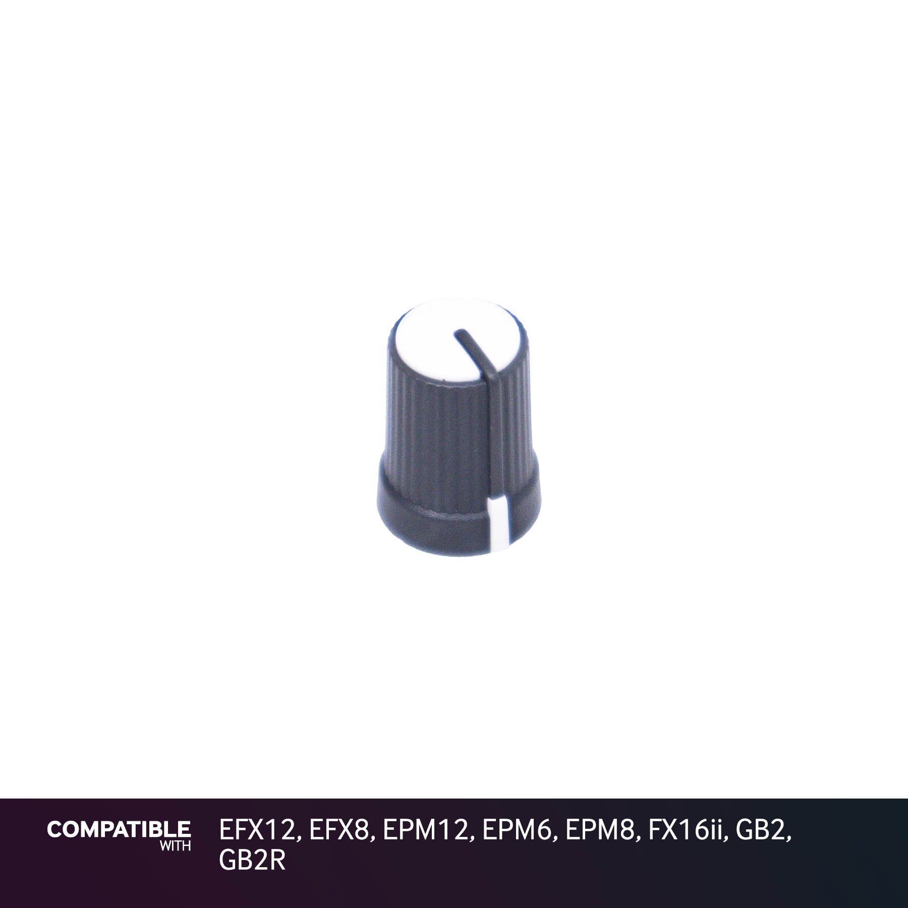 Soundcraft White MF Knob for EFX12, EFX8, EPM12, EPM6, EPM8, FX16ii, GB2, GB2R