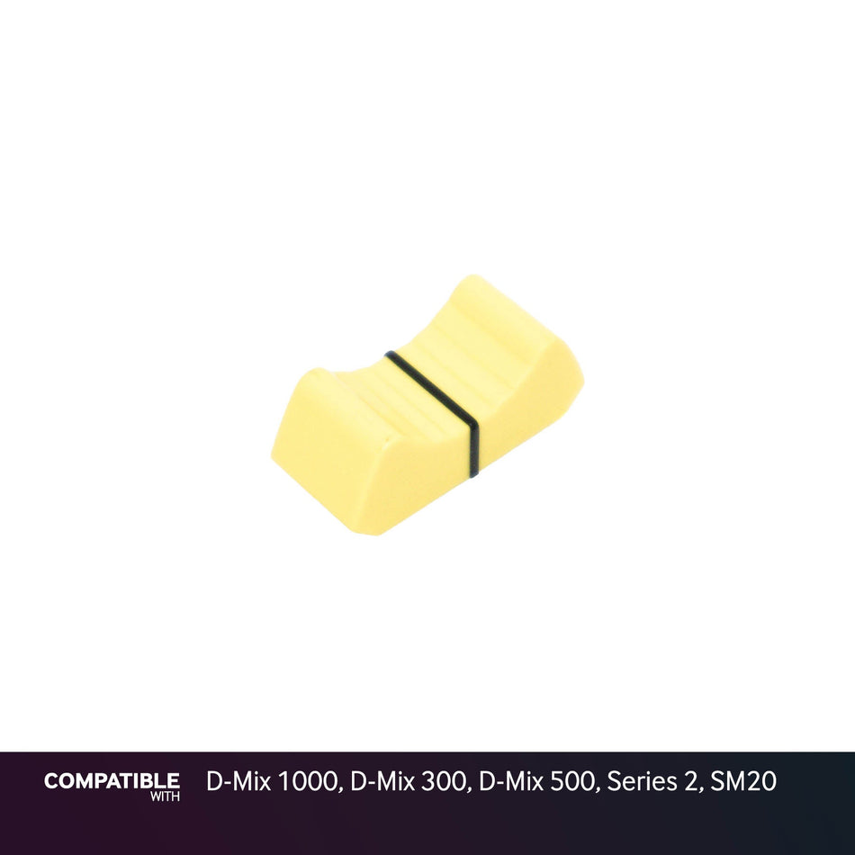Soundcraft Yellow Fader Cap for D-Mix 1000, D-Mix 300, D-Mix 500, Series 2, SM20