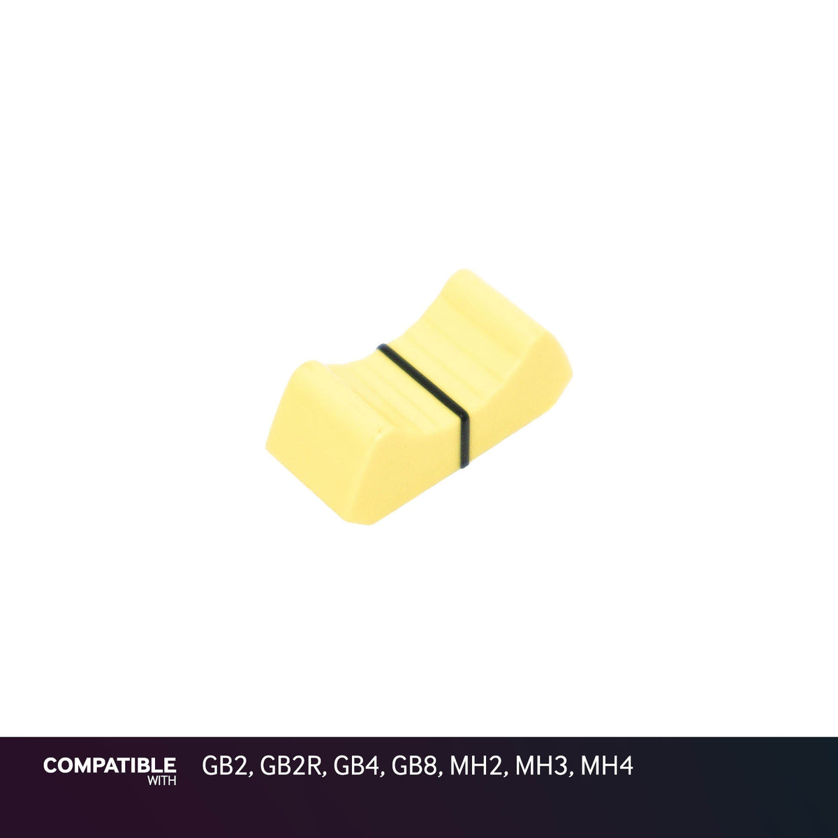 Soundcraft Yellow Fader Cap for GB2, GB2R, GB4, GB8, MH2, MH3, MH4