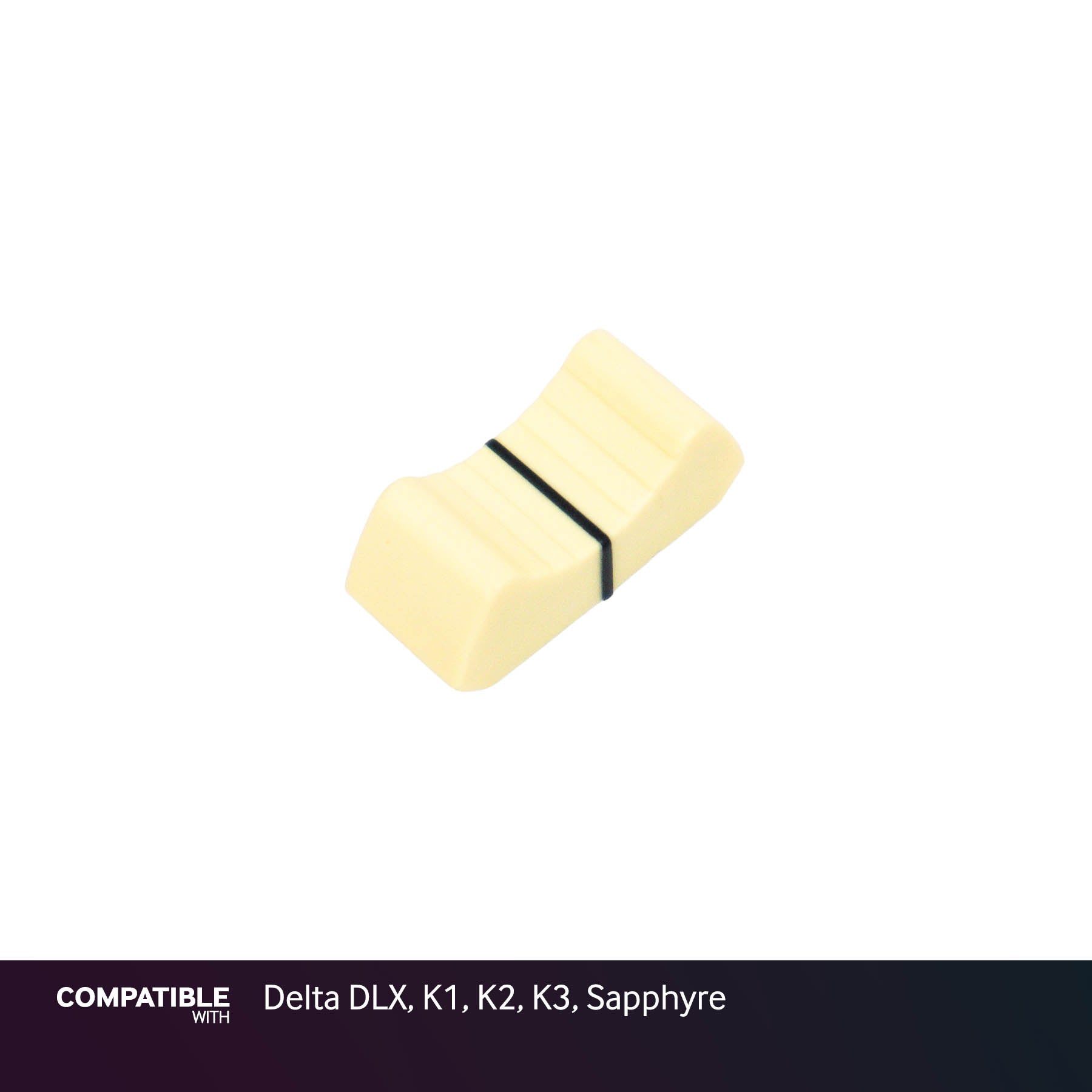 Soundcraft Yellow Fader Cap for Delta DLX, K1, K2, K3, Sapphyre