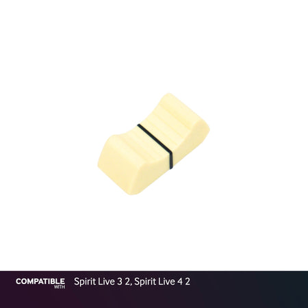 Soundcraft Yellow Fader Cap for Spirit Live 3 2, Spirit Live 4 2