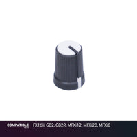 Soundcraft Gray Knob for FX16ii, GB2, GB2R, MFXi12, MFXi20, MFXi8