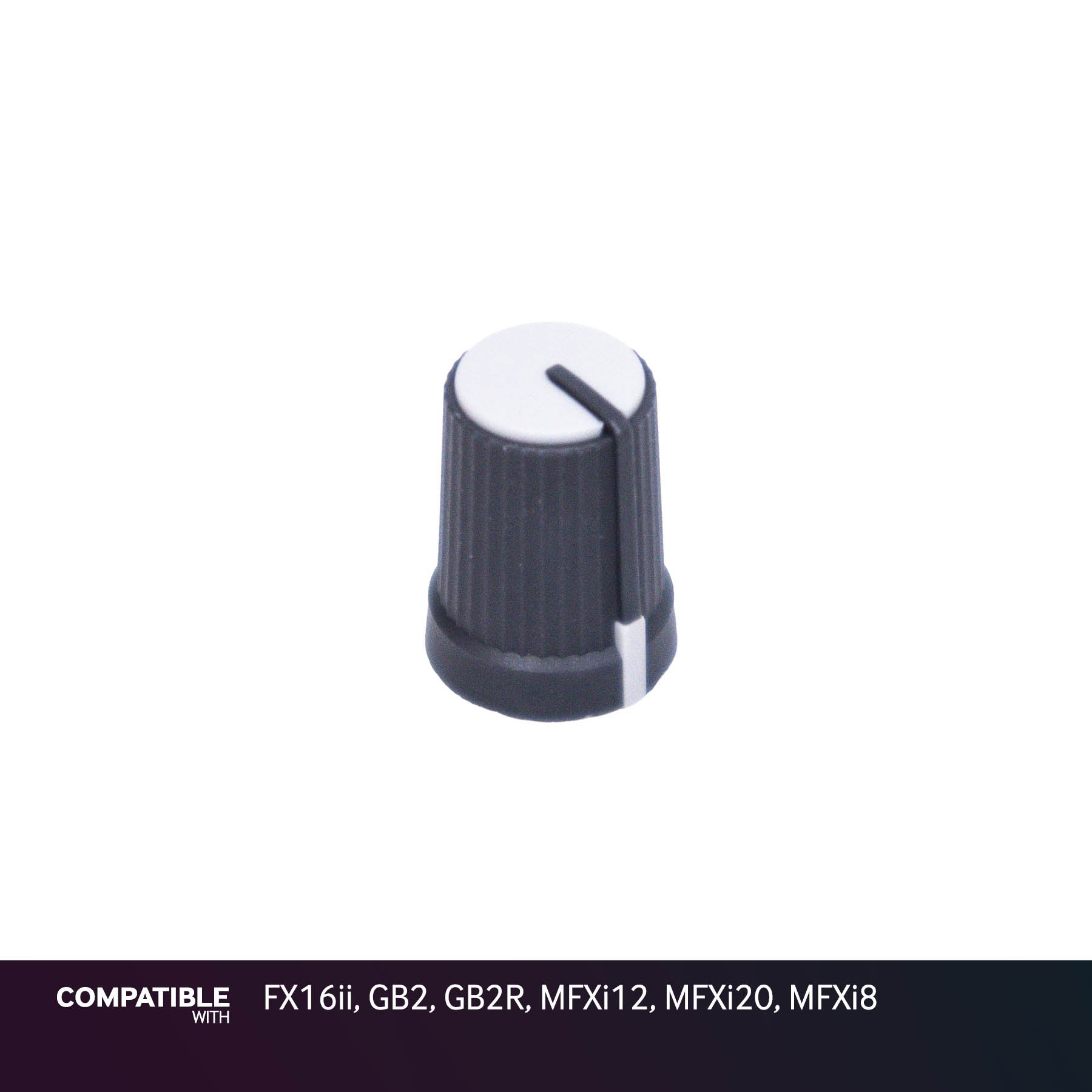 Soundcraft Gray Knob for FX16ii, GB2, GB2R, MFXi12, MFXi20, MFXi8