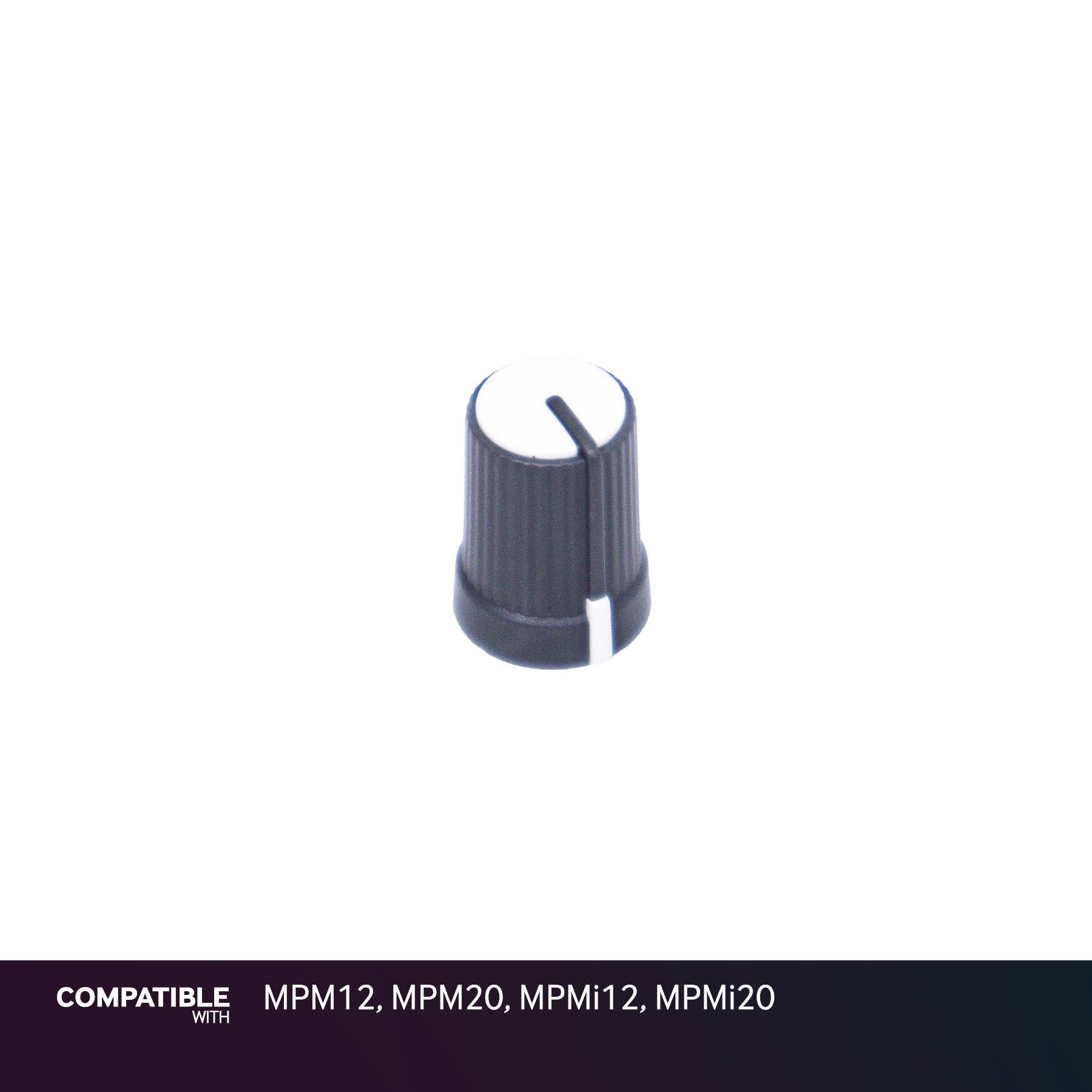 Soundcraft White MF Knob for MPM12, MPM20, MPMi12, MPMi20