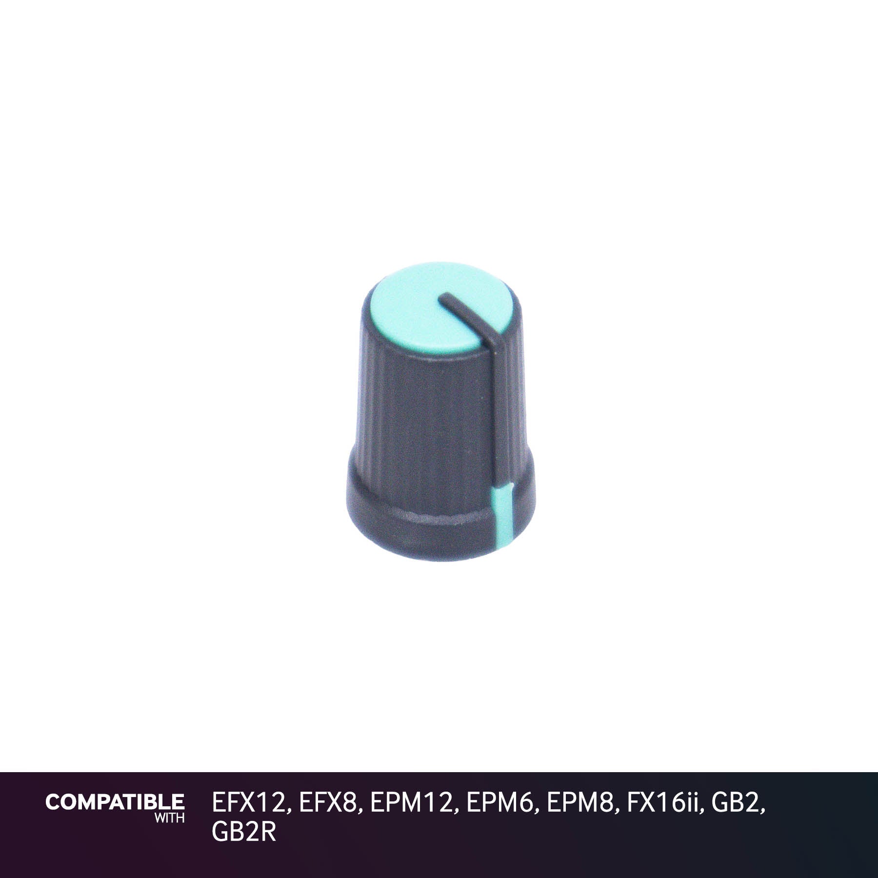 Soundcraft Green Aux Knob for EFX12, EFX8, EPM12, EPM6, EPM8, FX16ii, GB2, GB2R
