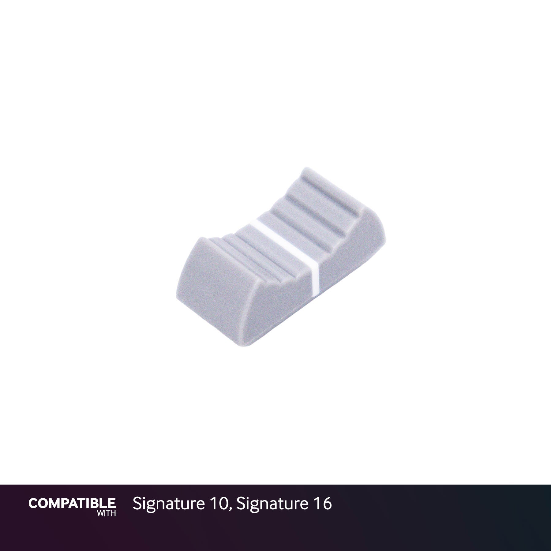 Soundcraft Gray/White Fader Cap for Signature 10, Signature 16