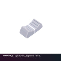 Soundcraft Gray/White Fader Cap for Signature 12, Signature 12MTK