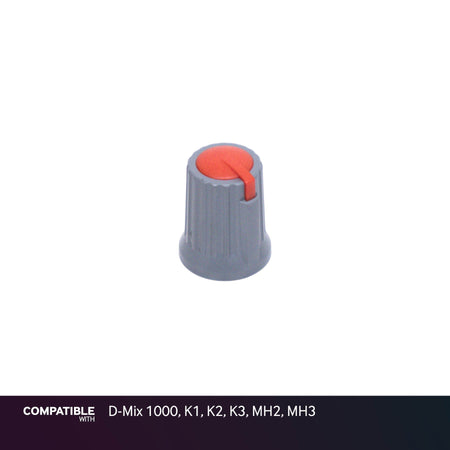 Soundcraft Gray/Red Knob for D-Mix 1000, K1, K2, K3, MH2, MH3