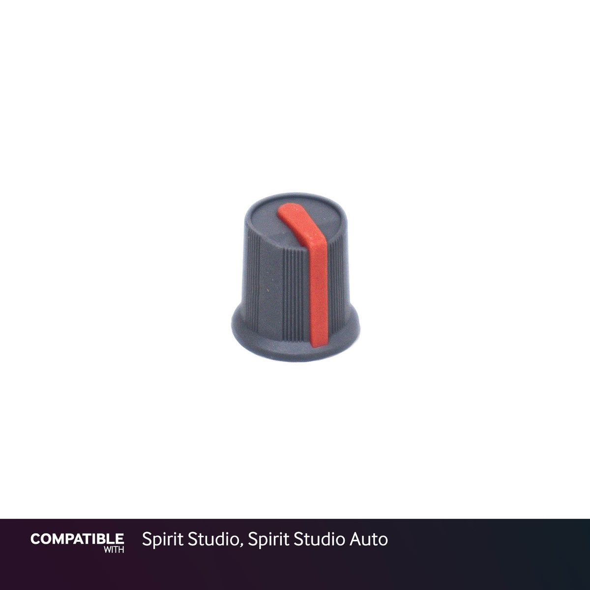 Soundcraft Gray/Red Knob for Spirit Studio, Spirit Studio Auto