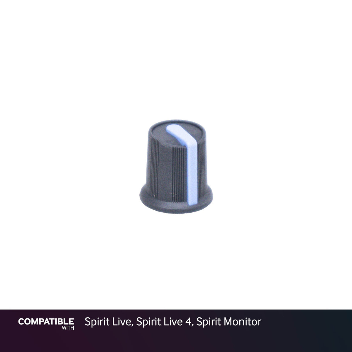 Soundcraft Gray/Blue Knob for Spirit Live, Spirit Live 4, Spirit Monitor