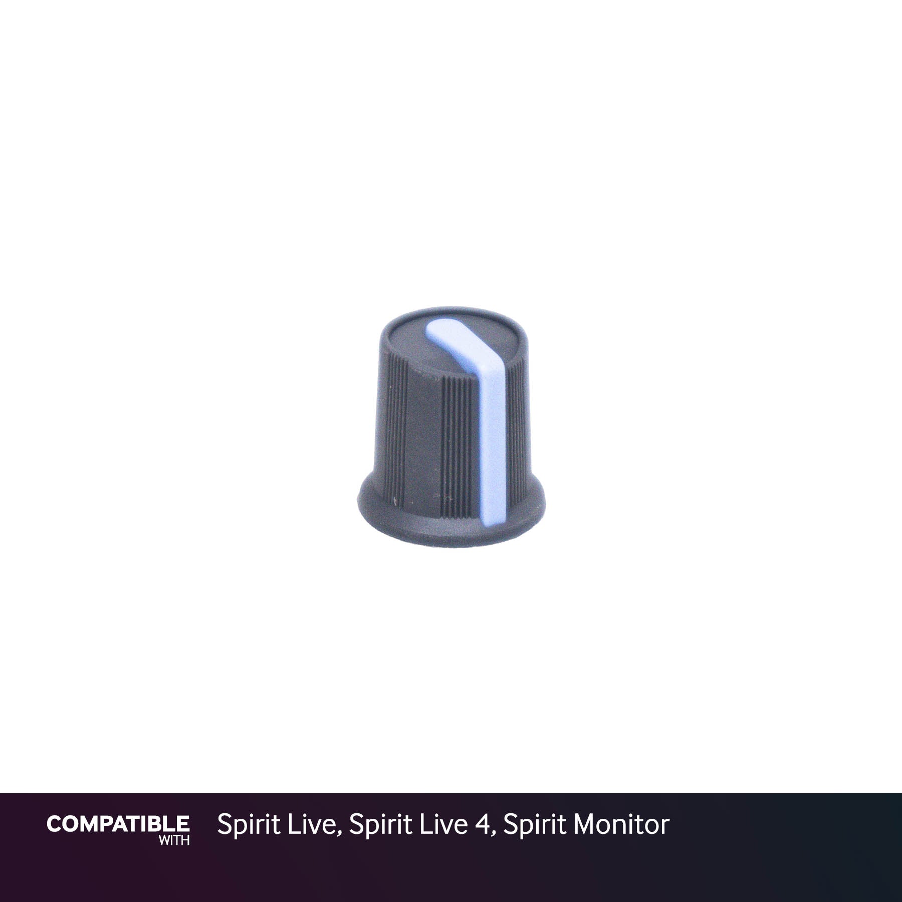 Soundcraft Gray/Blue Knob for Spirit Live, Spirit Live 4, Spirit Monitor