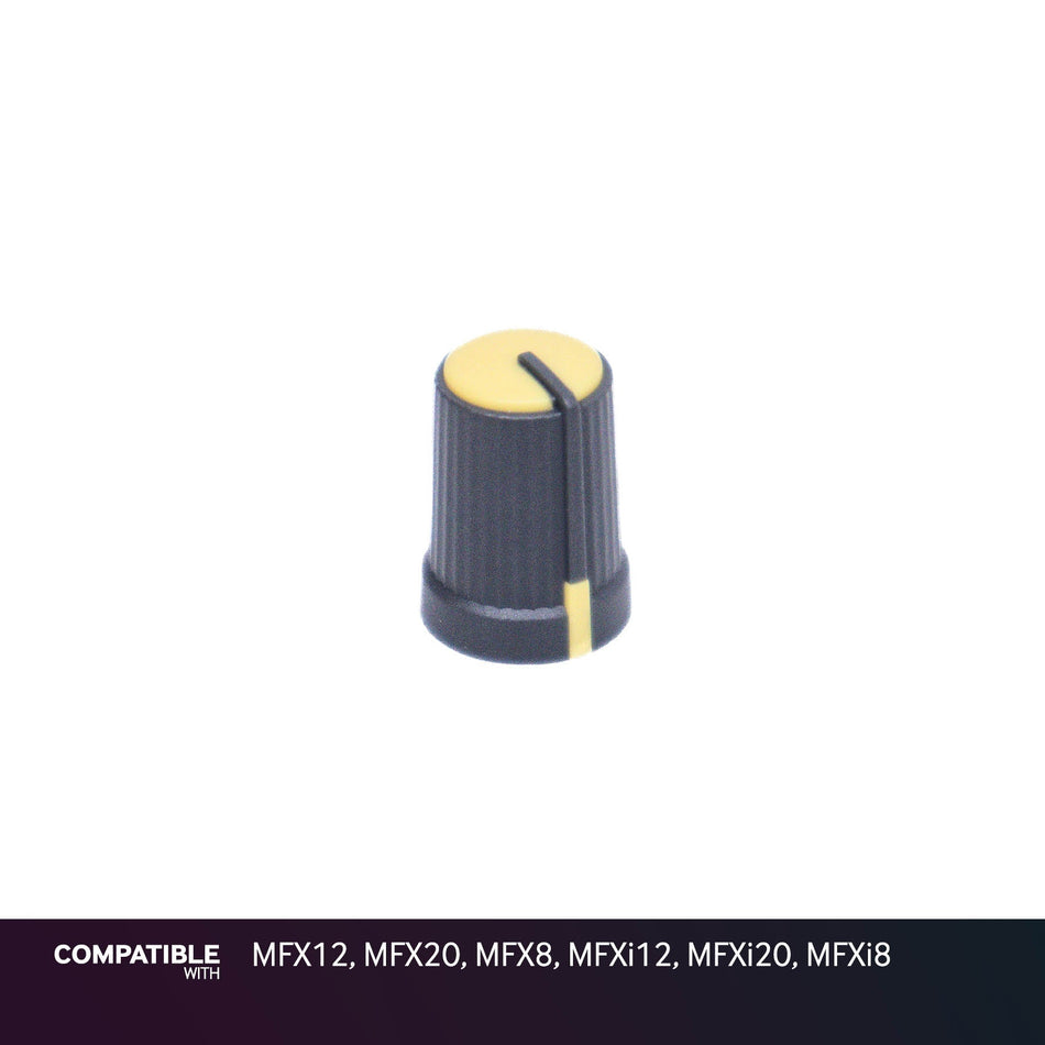 Soundcraft Yellow Pan Knob for MFX12, MFX20, MFX8, MFXi12, MFXi20, MFXi8