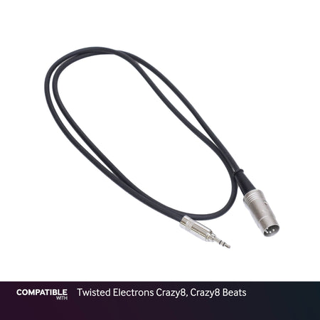 Rapco 1/8" TRS MIDI Type-A Cable for Twisted Electrons Crazy8, Crazy8 Beats