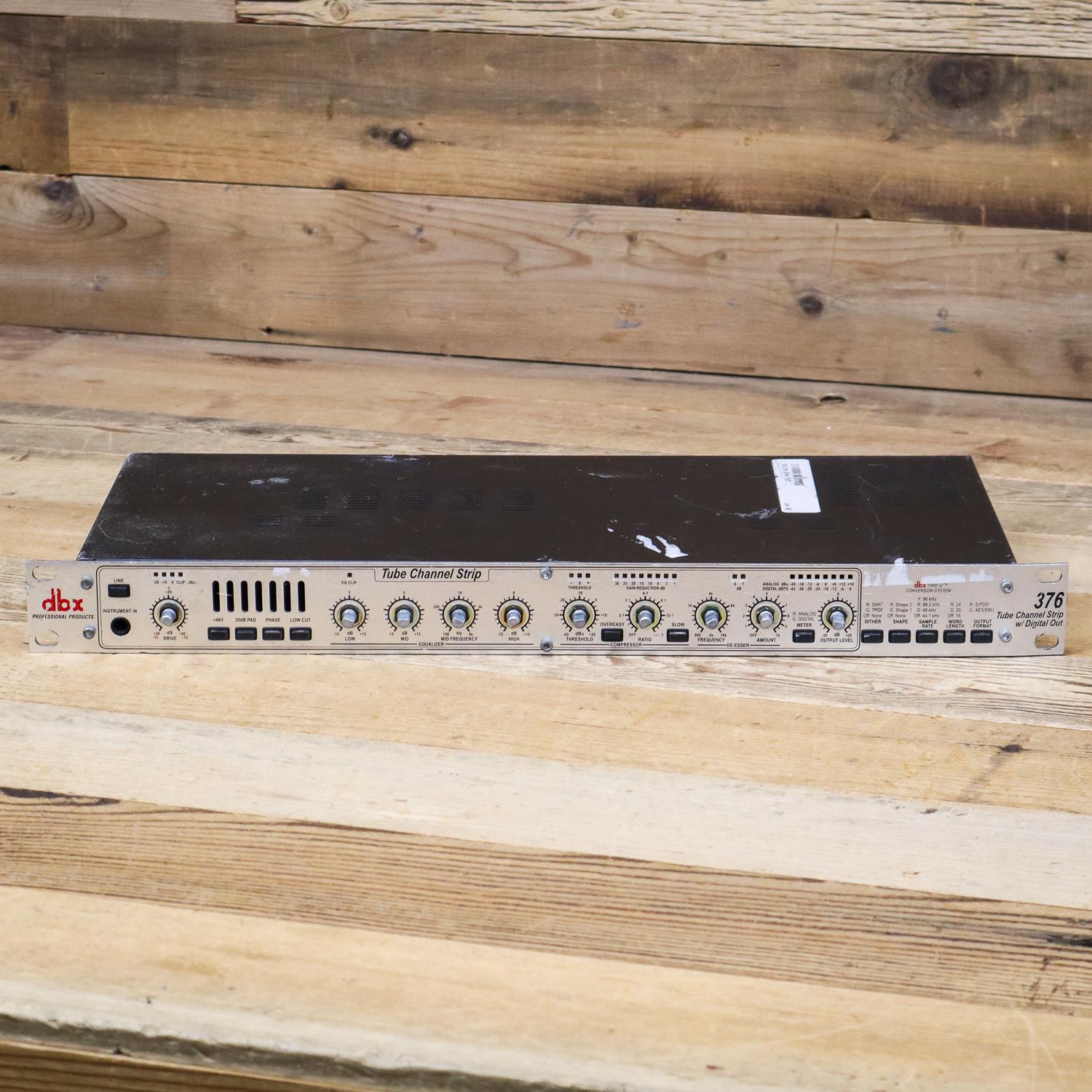 As Is DBX 376 Tube Channel Strip Silver Series – Pixel Pro Audio