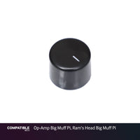 Electro-Harmonix Black Knob for Op-Amp Big Muff Pi, Ram's Head Big Muff Pi