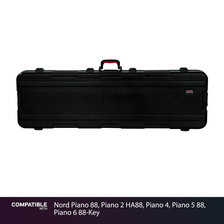 Gator Slim Travel Case for Nord Piano 88, Piano 2 HA88, Piano 4, Piano 5 88, Piano 6 88-Key