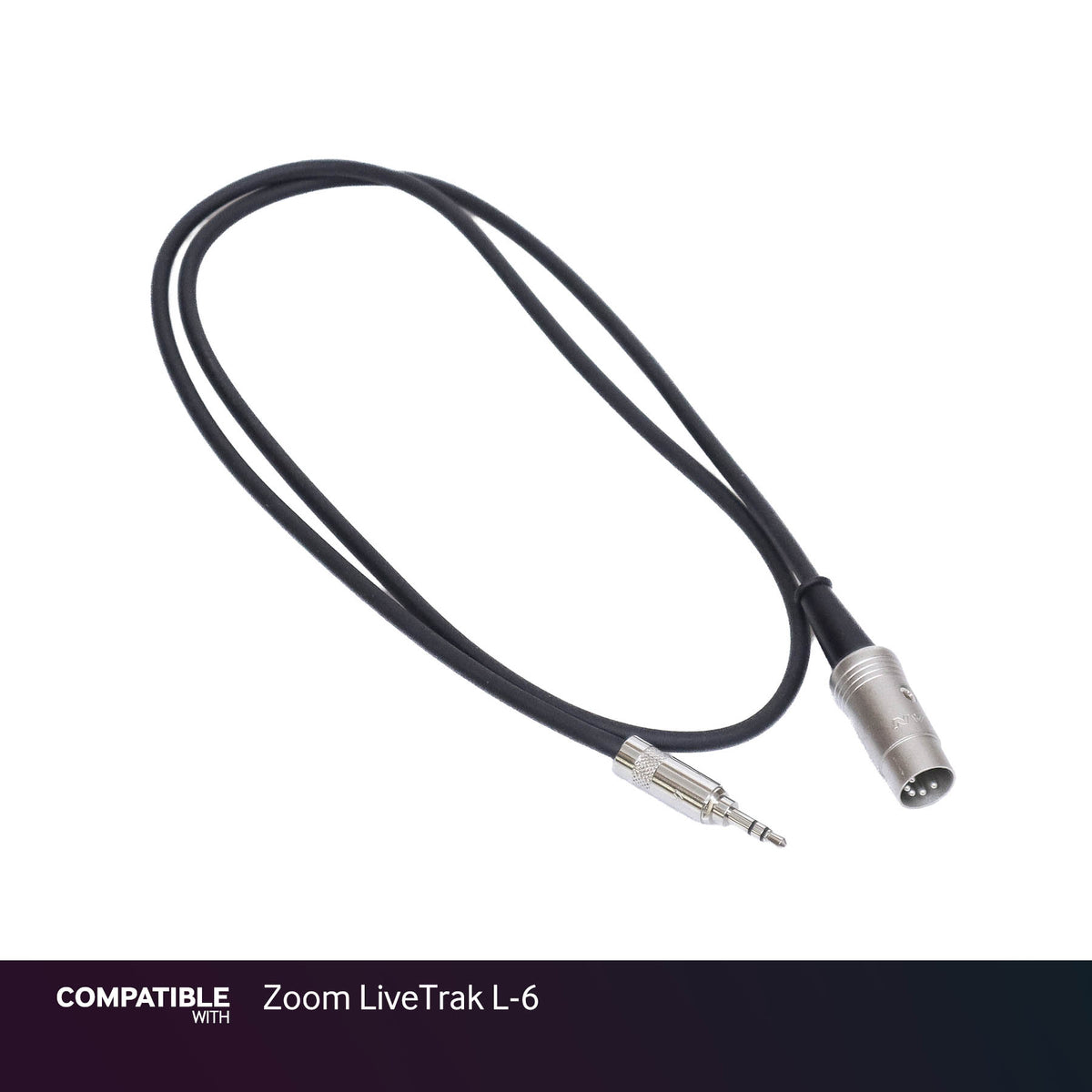 Rapco 1/8" TRS MIDI Type-A Cable for Zoom LiveTrak L-6