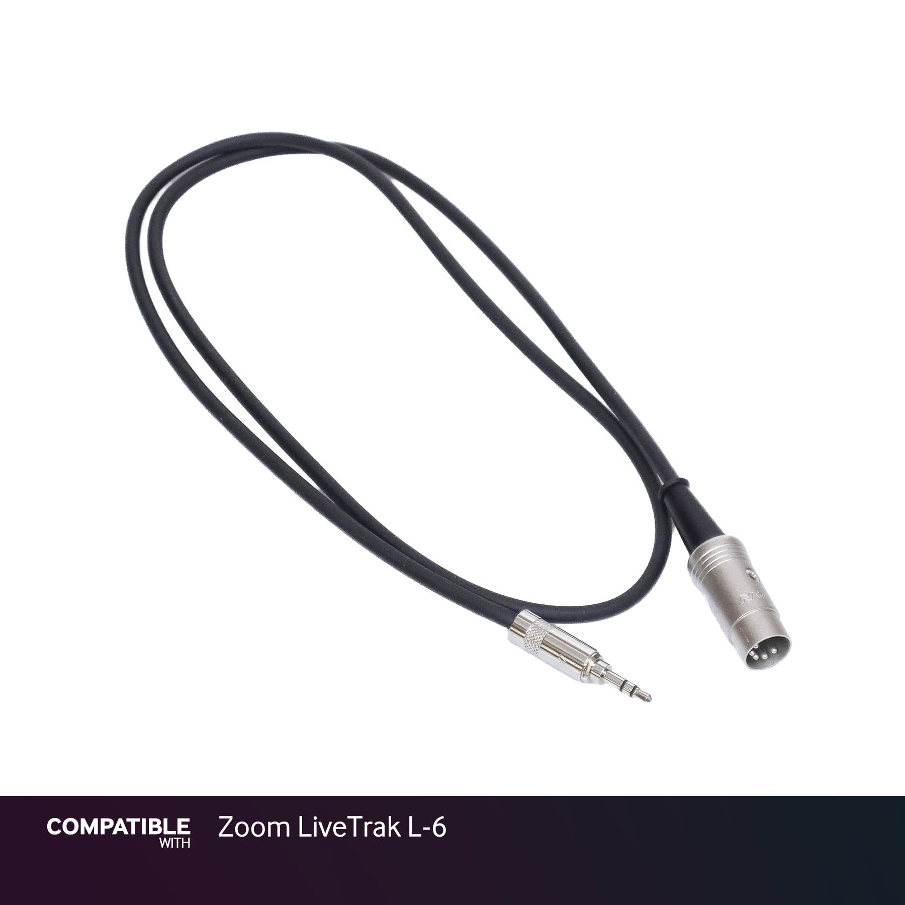 Rapco 1/8" TRS MIDI Type-A Cable for Zoom LiveTrak L-6