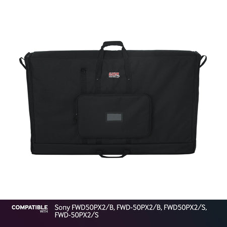 Gator 50" Transport Bag for Sony FWD50PX2/B, FWD-50PX2/B, FWD50PX2/S, FWD-50PX2/S