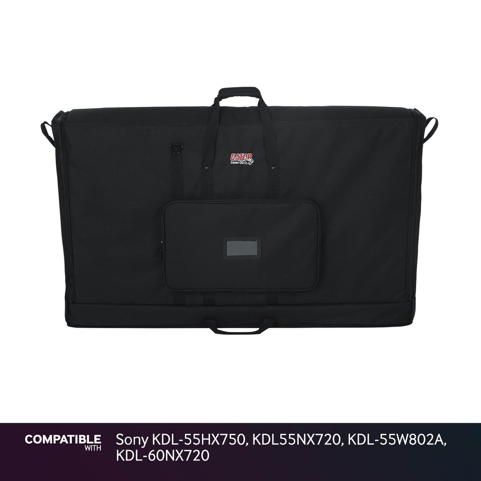 Gator 50" Transport Bag for Sony KDL-55HX750, KDL55NX720, KDL-55W802A, KDL-60NX720