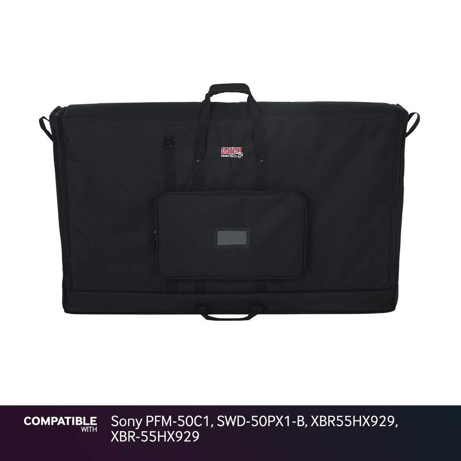 Gator 50" Transport Bag for Sony PFM-50C1, SWD-50PX1-B, XBR55HX929, XBR-55HX929
