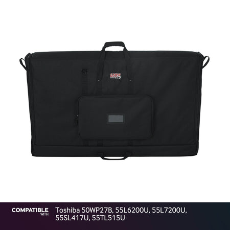 Gator 50" Transport Bag for Toshiba 50WP27B, 55L6200U, 55L7200U, 55SL417U, 55TL515U