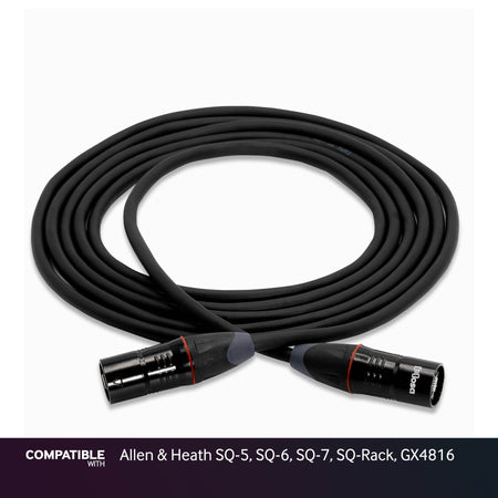 Hosa 100-foot EtherCON Cable for Allen & Heath SQ-5, SQ-6, SQ-7, SQ-Rack, GX4816
