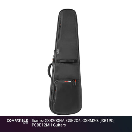 Gator Black ICON Case for Ibanez GSR200FM, GSR206, GSRM20, IJXB190, PCBE12MH Guitars